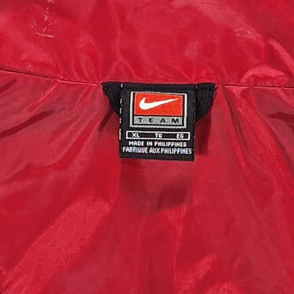 Vintage Oklahoma Sooners Jacket‎ Mens XL Red NCAA Football Nike Windbreaker